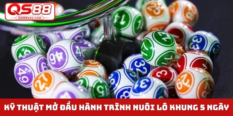 Kỹ thuật mở đầu hành trình nuôi lô khung 5 ngày