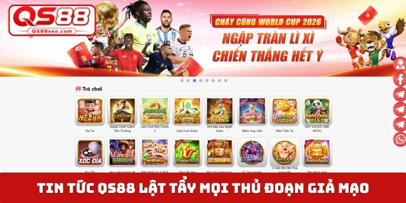 Tin tức QS88 lật tẩy mọi thủ đoạn giả mạo